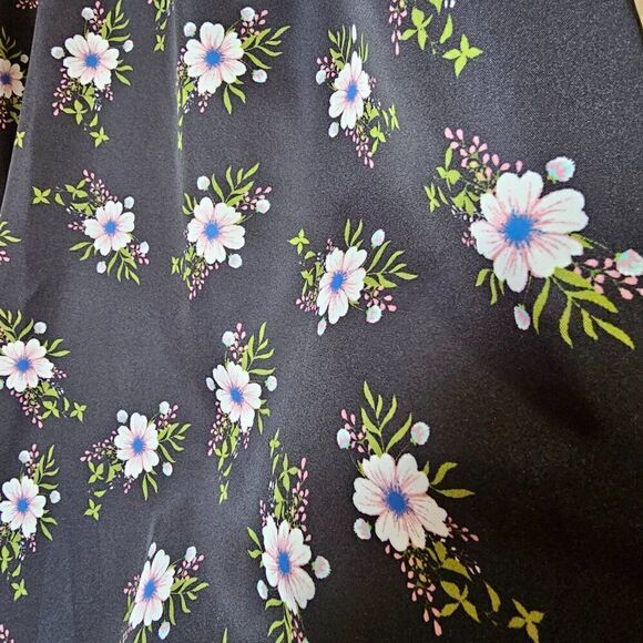 NWT FREE PEOPLE FLORAL IN A BUBBLE MINI DRESS OB1725278 SIZE L / 12 - Picture 11 of 16